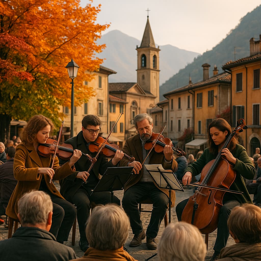 Autumn music and culture festival in Northern Italy with Bergamo Airport taxi transfer